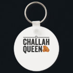 Challah Queen Funny Hanukkah Jewish Holiday Gift Keychain<br><div class="desc">chanukah, menorah, hanukkah, dreidel, jewish, judaism, holiday, religion, christmas, </div>