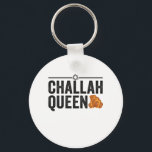 Challah Queen Funny Hanukkah Jewish Holiday Gift Keychain<br><div class="desc">chanukah, menorah, hanukkah, dreidel, jewish, judaism, holiday, religion, christmas, </div>
