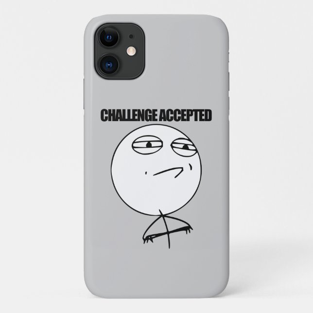 Challenge Accepted Case-Mate iPhone Case (Back)
