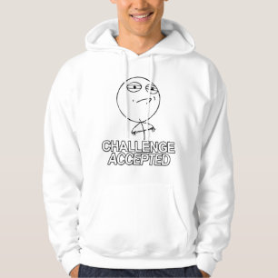 Challenge accepted guy hoodie t shirt