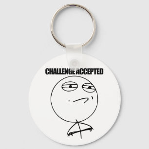 Challenge Accepted Keychain