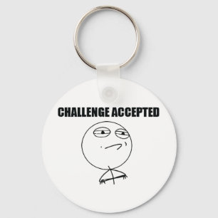 Challenge Accepted Keychain