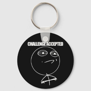Challenge Accepted Keychain