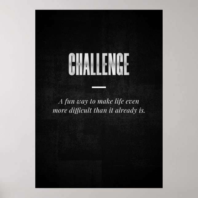 Challenge Poster (Front)