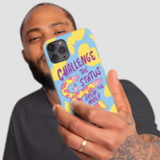 CHALLENGE THE STATUS BREAK THE MOLD, SELF LOVE  iPhone 14 PRO MAX CASE
