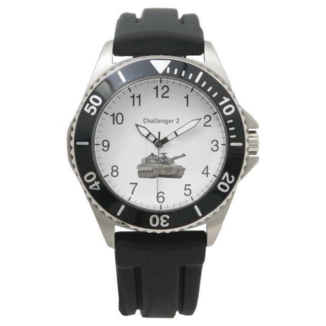 Challenger 2 British Battle Tank Watch (Front)