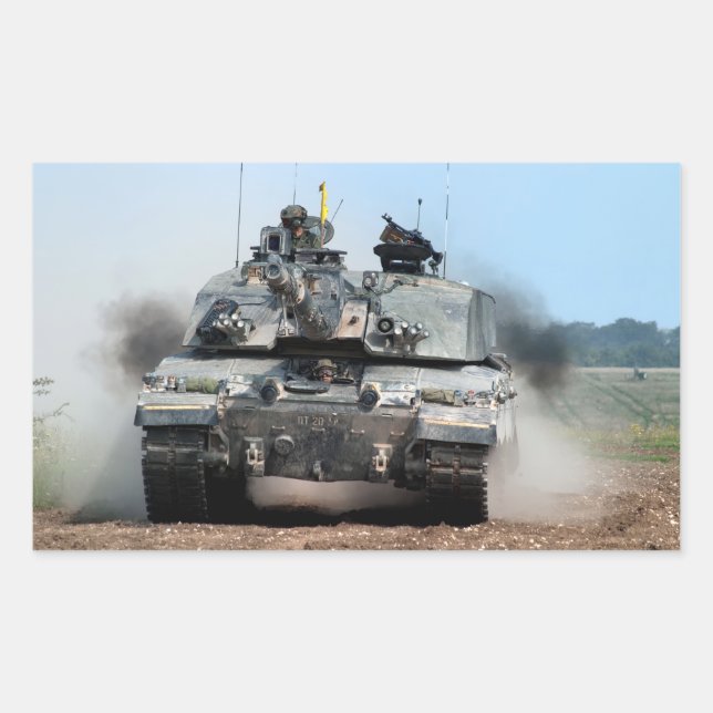 Challenger 2 Main Battle Tank (MBT) British Army Sticker (Front)