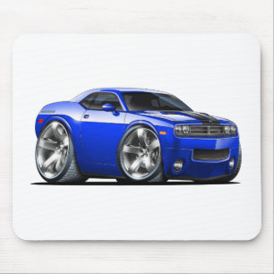 Challenger Blue Car Mouse Pad