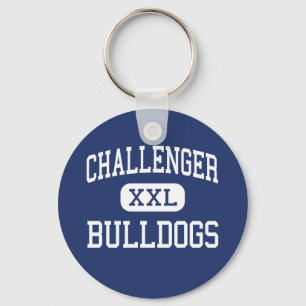 Challenger Bulldogs Middle Glendale Arizona Keychain