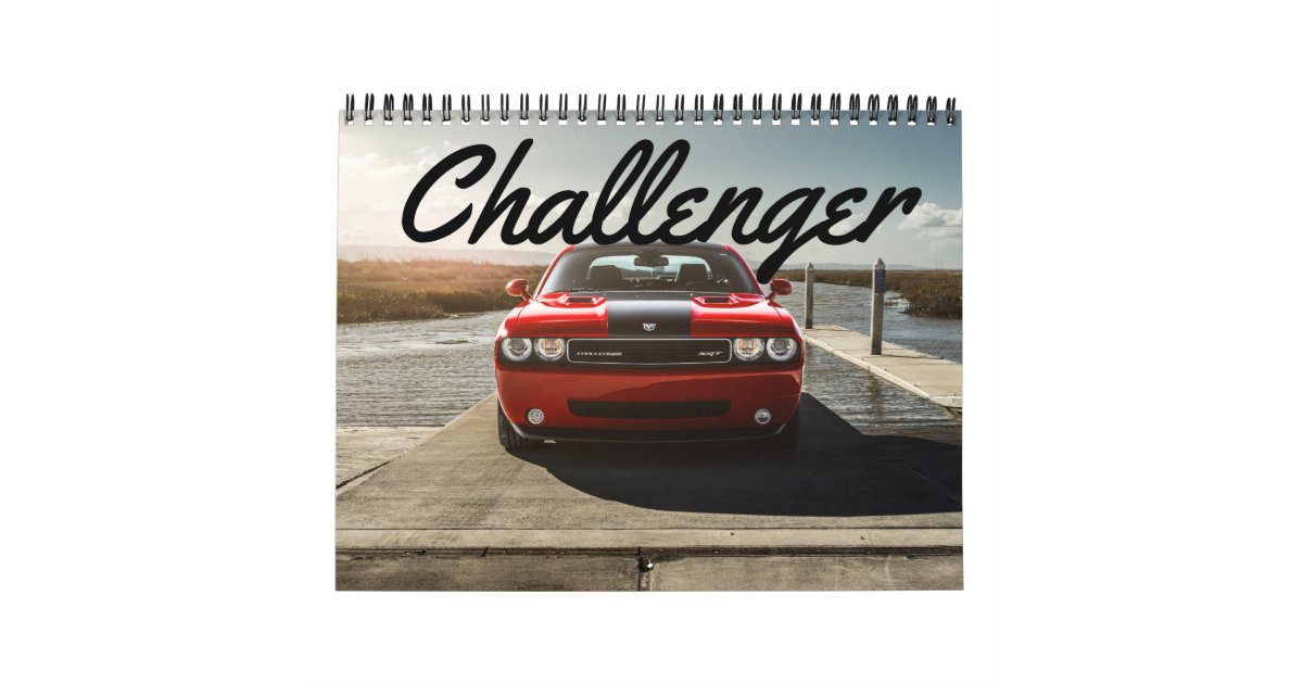 CHALLENGER CALENDAR Zazzle