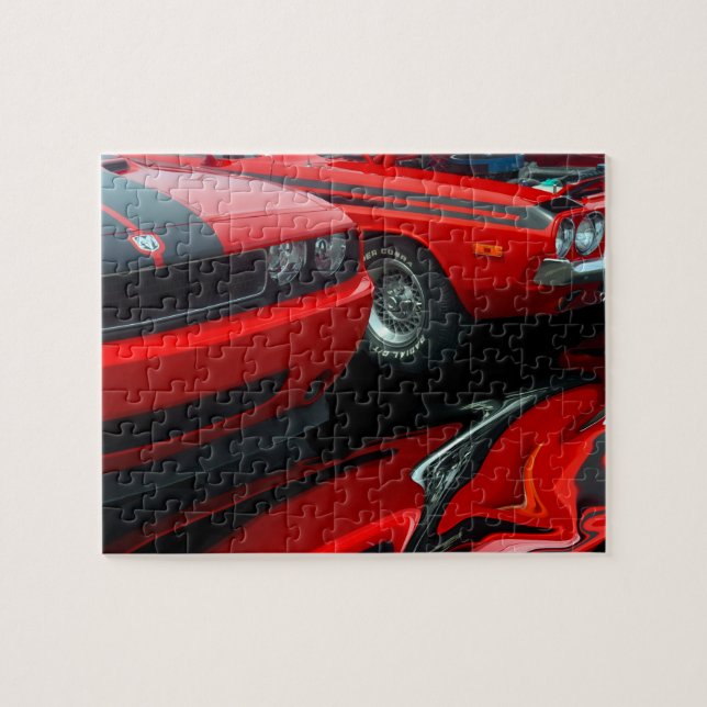 Challenger Car Puzzle (Horizontal)