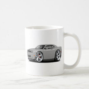 Challenger SRT8 Silver-Black Car Coffee Mug