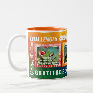 challenges slogans butterflies 12-step mug