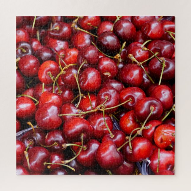 Challenging Puzzle For Adults Cherries Pattern (Vertical)