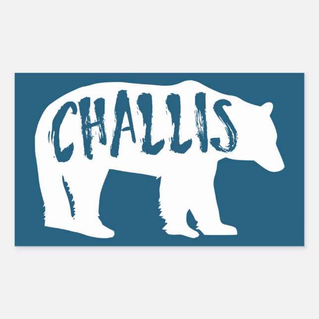 Challis Idaho Bear Sticker (Front)
