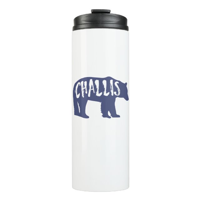 Challis Idaho Bear Thermal Tumbler (Front)