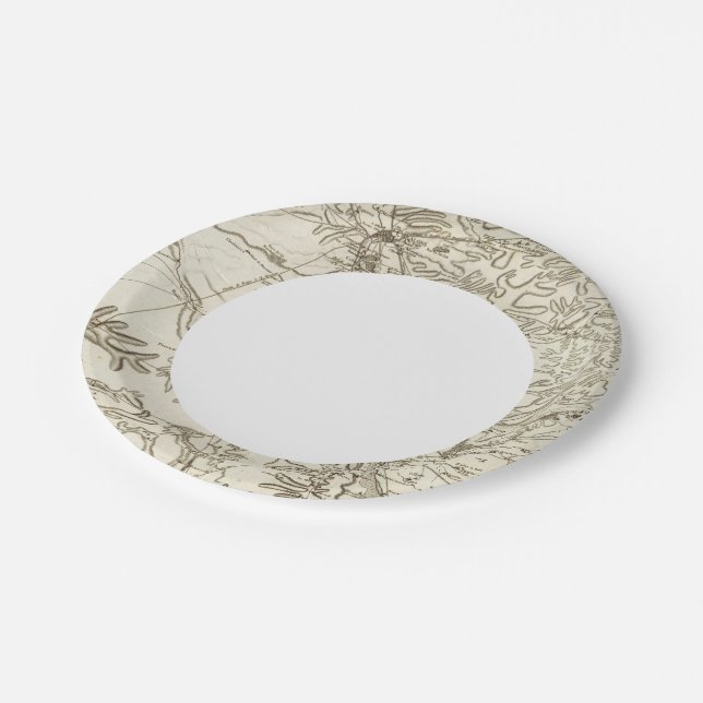 Chalonsen Champagne Paper Plate (Angled)
