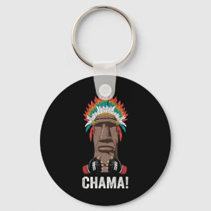 Chama Fighter Mma Fan Jjb Boxing Muay Thai Kickbox Keychain