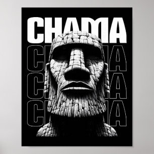 Chama Mma Mixed Martial Arts Fan Muay Thai Kickbox Poster