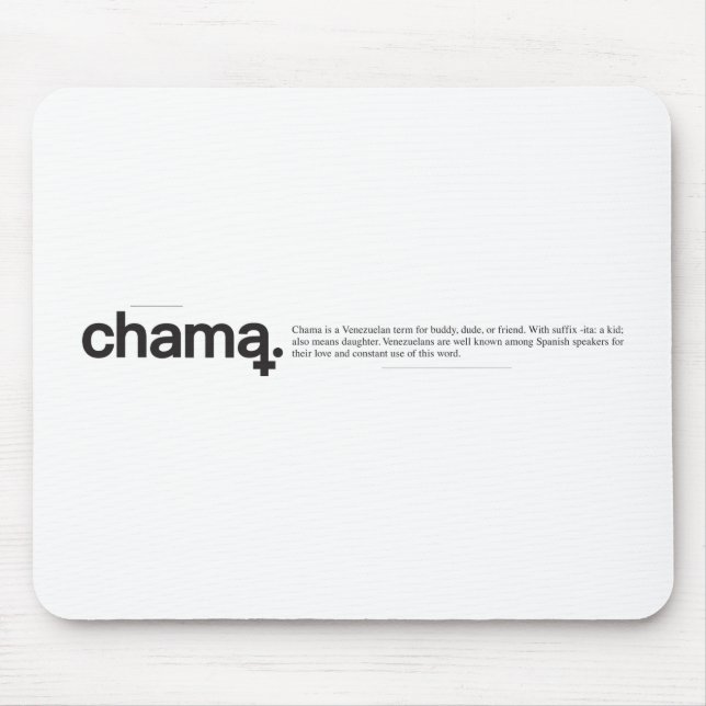 Chama Mouse Pad (Front)