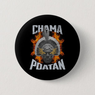 Chama Paotan Mma Fan Jjb Boxing Muay Thai  2 Inch Round Button