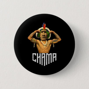 Chama Paotan Mma Fan Jjb Boxing Muay Thai Kickboxi 2 Inch Round Button