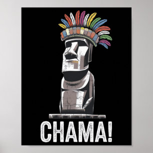 Chama Paotan Mma Fan Jjb Boxing Muay Thai Kickboxi Poster