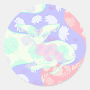 Chamalion Classic Round Sticker