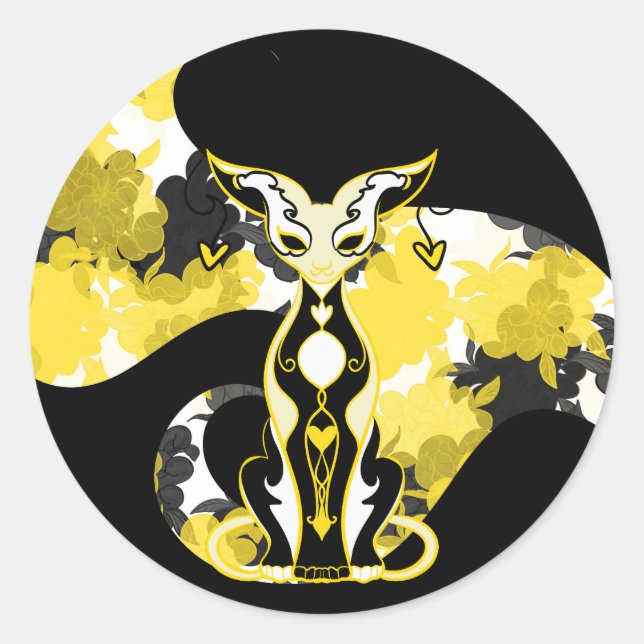 Chamalion Classic Round Sticker (Front)