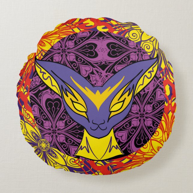 Chamalion Dragone Round Pillow (Front)