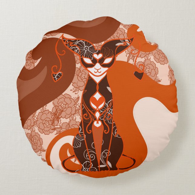 Chamalion Round Cushions (Back)
