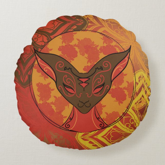 Chamalion Tindor Round Pillow (Front)