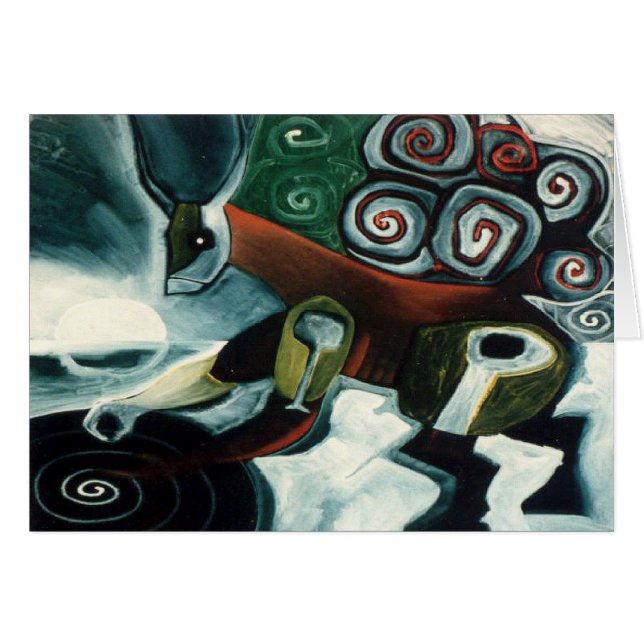 Chaman blanc de lune par Gregory Gallo (Devant horizontal)