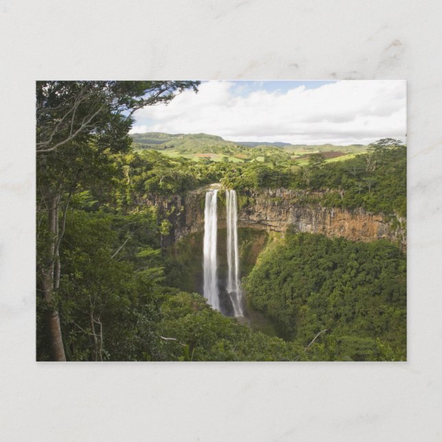 Chamarel Waterfall-highest on Mauritius, over 2 Postcard (Front)