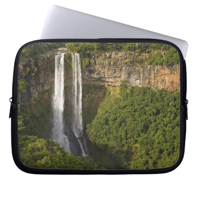 Chamarel Waterfall-highest on Mauritius, over Laptop Sleeve (Front)