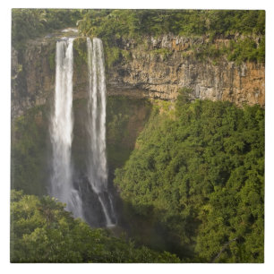 Chamarel Waterfall-highest on Mauritius, over Tile