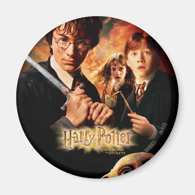 Chamber of Secrets - French Magnet (Front)