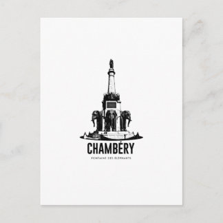 Chambery City of Dukes Vintage Poster Savoie D Postcard