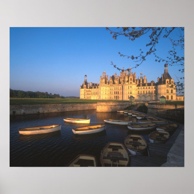 Chambord Chateau, Loire Valley, Loir-et-Cher, Poster (Front)