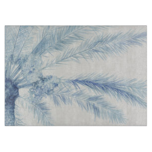 Chambray Palms II Cutting Board