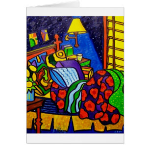 Chambre à coucher en couleurs