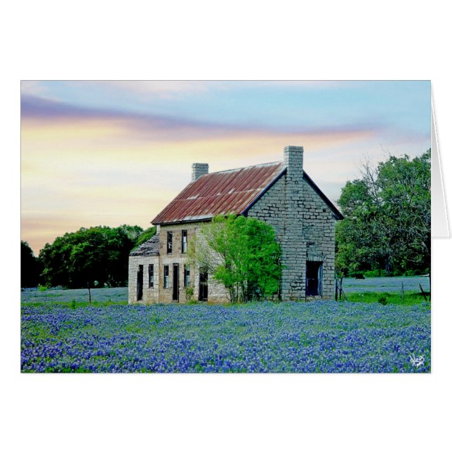 Chambre de Bluebonnet, automnes de marbre, TX (Devant Horizontal)