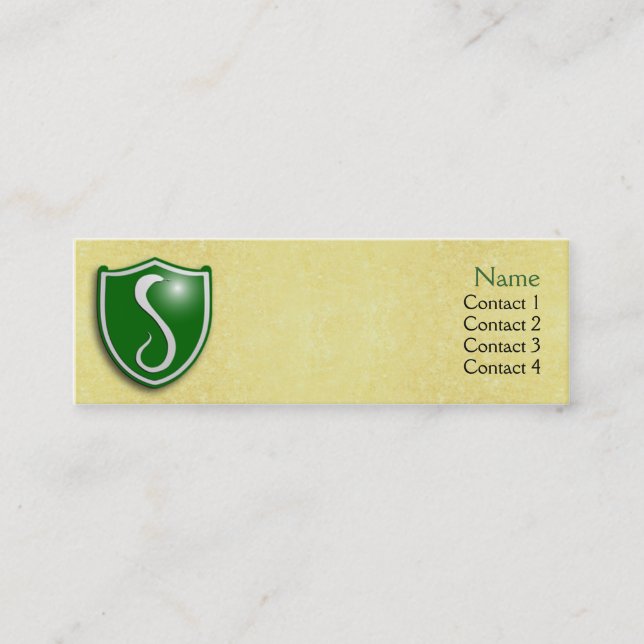 Chambre de la carte de profil de serpent (Devant)