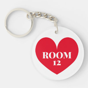Chambre d'hôtel ronde sur mesure porte - clé avec 