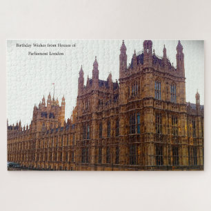 Chambres du Parlement de Londres. Jigsaw Puzzle