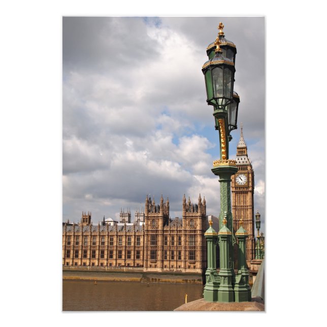 Chambres du parlement et Big Ben à Londres photo (Devant)