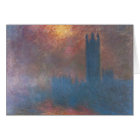 Chambres du Parlement, Londres par Claude Monet