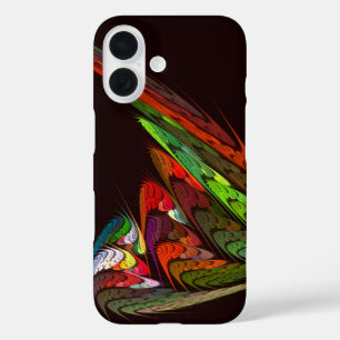 Chameleon Abstract Art iPhone 16 Case