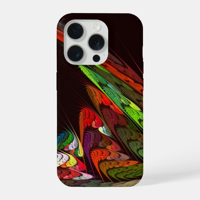 Chameleon Abstract Art iPhone Case (Back)