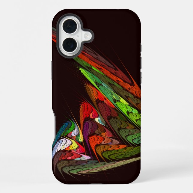 Chameleon Abstract Art iPhone Case (Back)